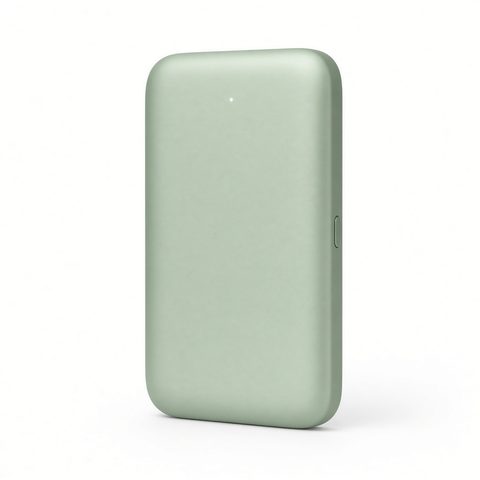 Magnetische kabellose Powerbank 10.000 mAh, Salbeigrün